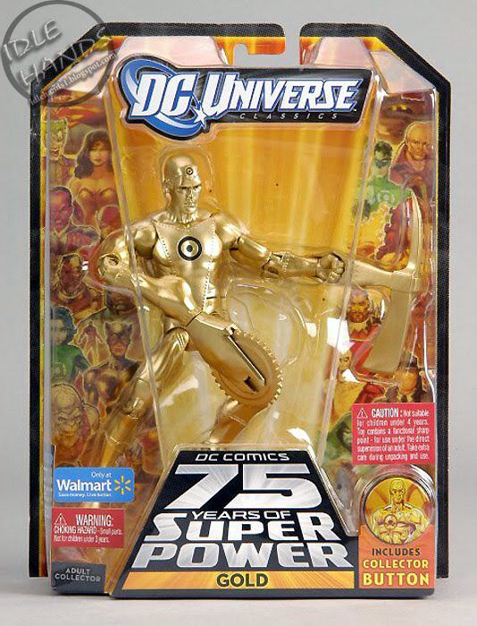 DC Universe Classics Wave 14 Ultra-Humanite BAF - Gold  - Mattel (DC Universe Classics) (Metal Men) action figure collectible [Barcode 027084831412] - Main Image 2