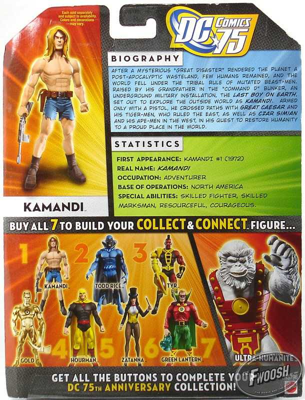 KAMANDI - Mattel (Collect & Connect Series) action figure collectible [Barcode 027084831429] - Main Image 4