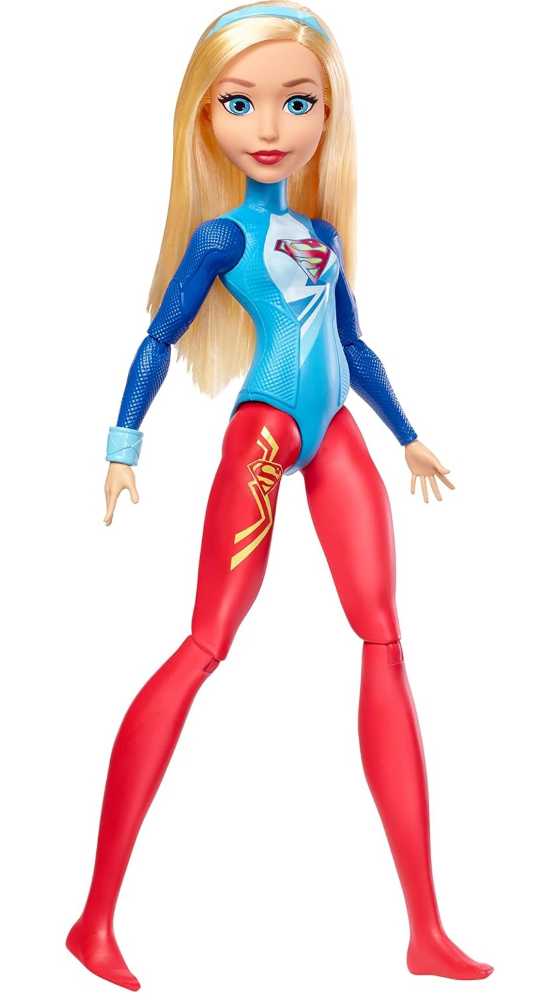 DC Super Hero Girls 12 inch Supergirl Gymnastics Doll - DC Mattel (DC Super Hero Girls) action figure collectible [Barcode 0887961536249] - Main Image 3