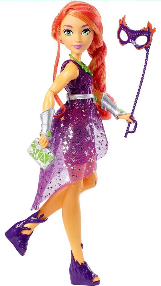 DC Super Hero Girls 12 inch Starfire Masquerade Doll - DC Mattel (DC Super Hero Girls) action figure collectible [Barcode 0887961536294] - Main Image 3
