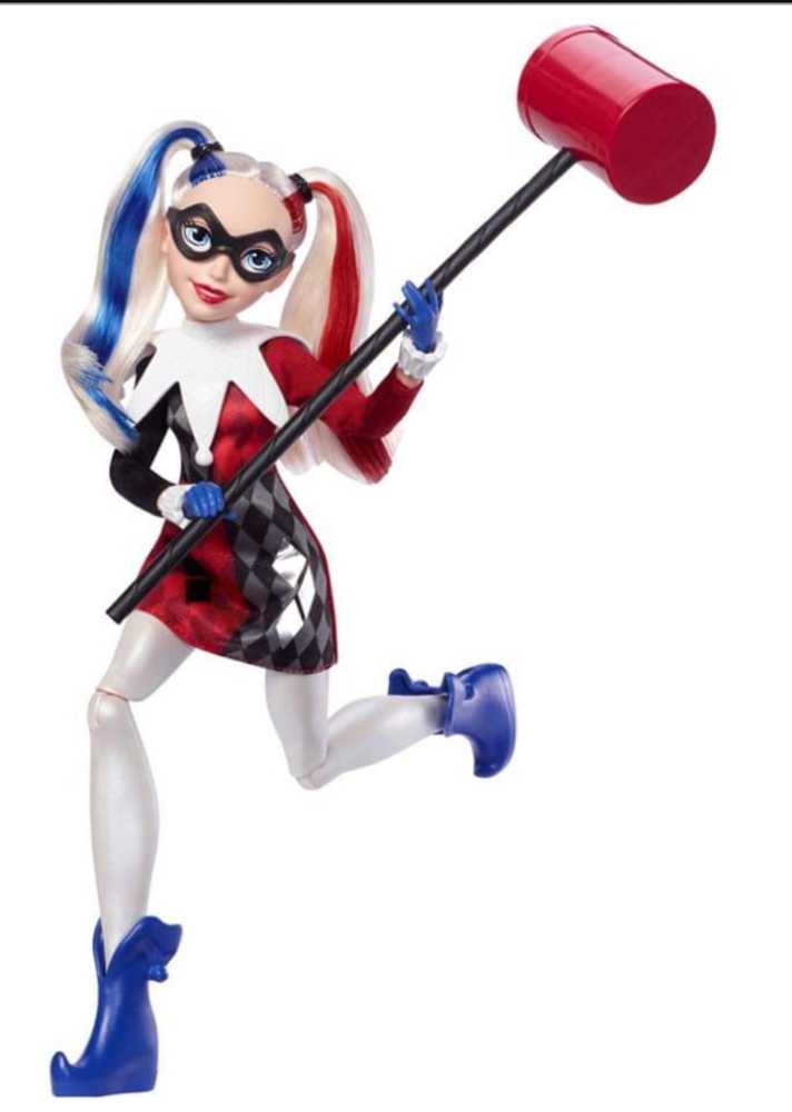 DC Super Hero Girls 12 inch Harley Quinn Comic Classic Edition Doll - DC Mattel (DC Super Hero Girls) action figure collectible [Barcode 0887961536461] - Main Image 3