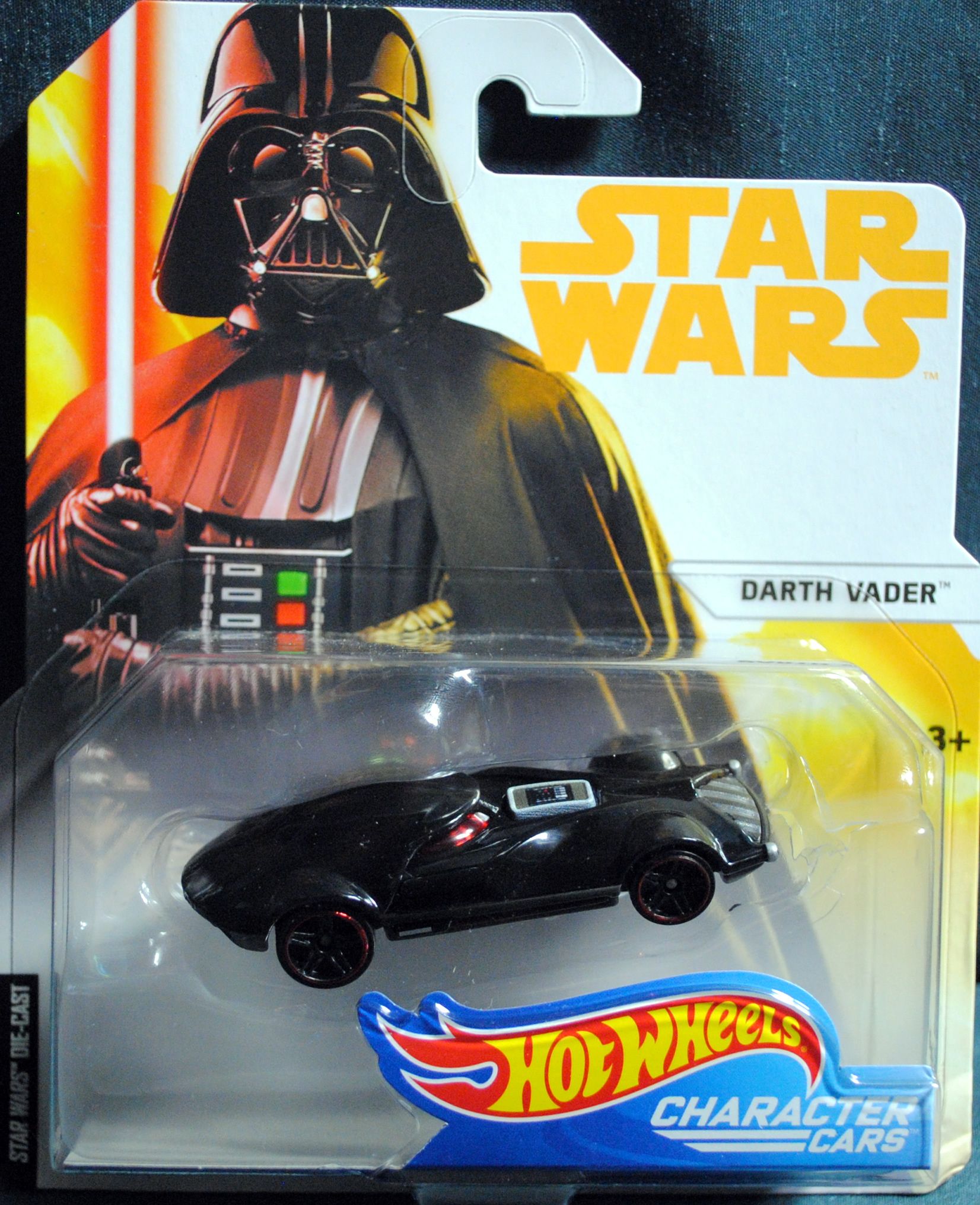 Hot Wheels Star Wars Character Darth Vader SOLO: - Hot Wheels by Mattel (Star Wars Hot Wheels) action figure collectible [Barcode 0887961559552] - Main Image 1