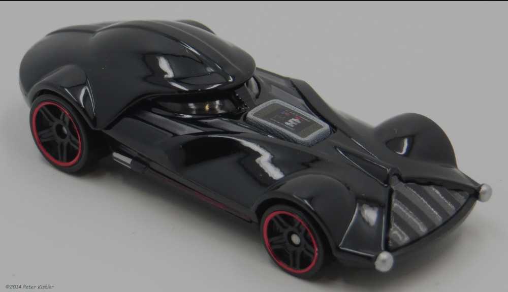 Hot Wheels Star Wars Character Darth Vader SOLO: - Hot Wheels by Mattel (Star Wars Hot Wheels) action figure collectible [Barcode 0887961559552] - Main Image 3