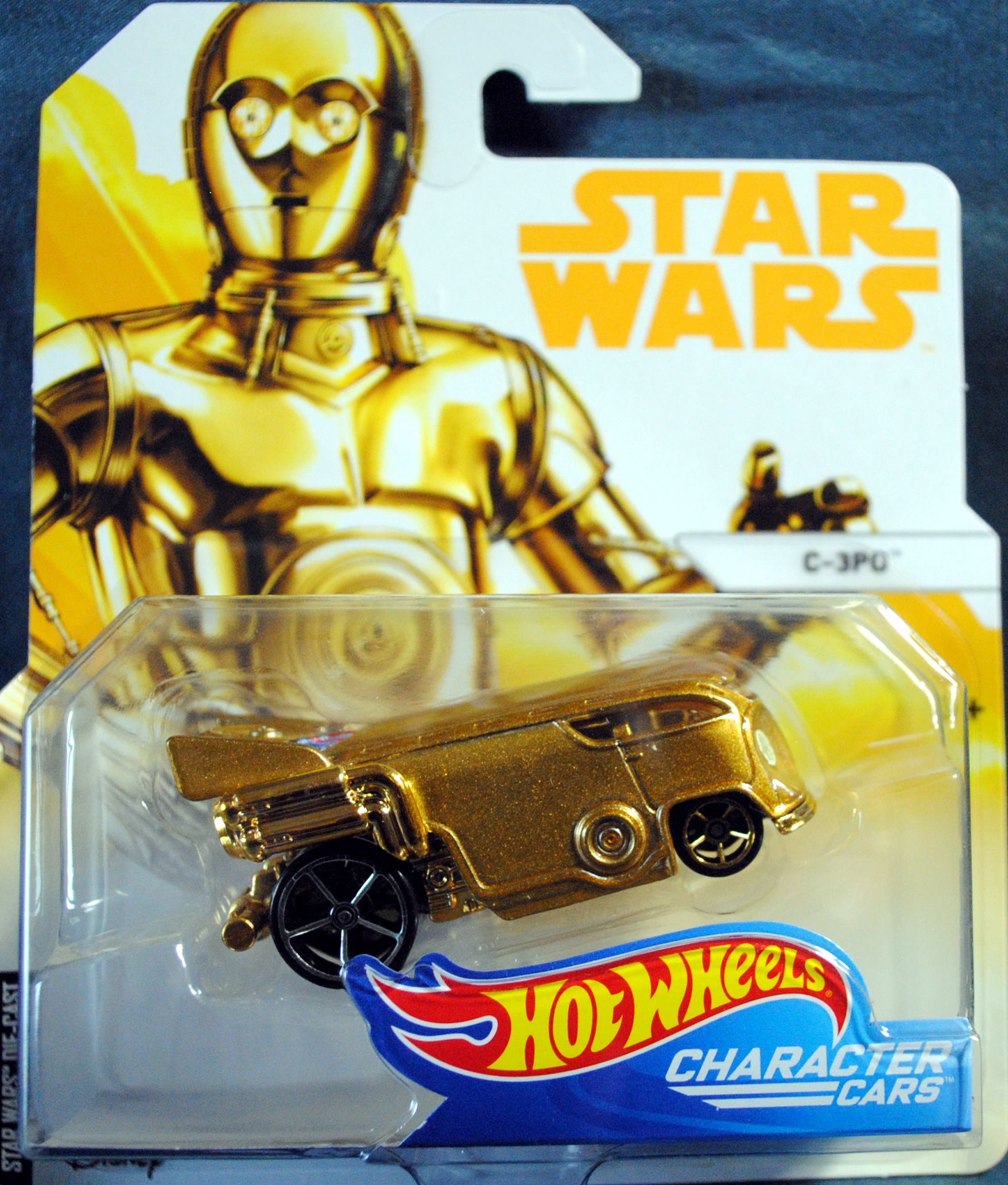 Hot Wheels Star Wars Character C-3PO SOLO: - Hot Wheels from Mattel (Star Wars Hot Wheels) action figure collectible [Barcode 0887961559767] - Main Image 1