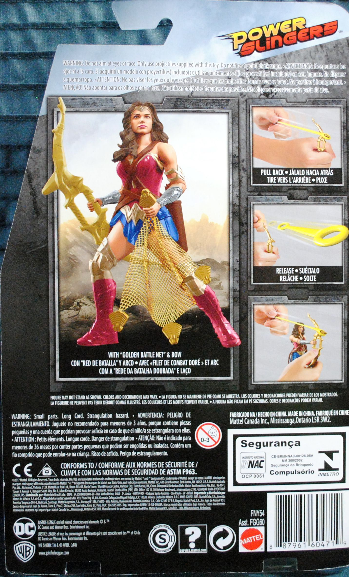DC Comics Multiverse Justice League Movie Wonder Woman Power Slinger (carded) - DC Mattel (DC Justice League Movie) action figure collectible [Barcode 0887961604719] - Main Image 2