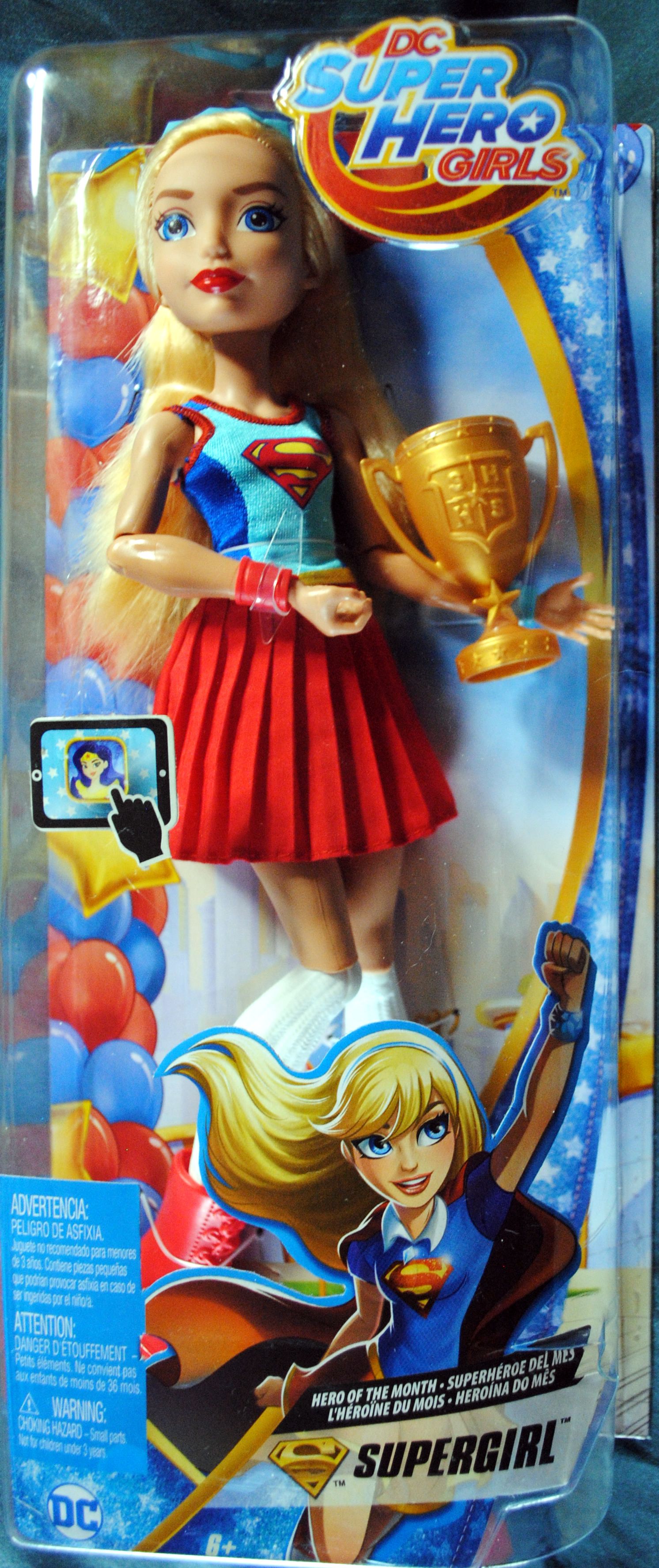 DC Super Hero Girls 12 inch Supergirl Hero of the Month Doll - DC Mattel (DC Super Hero Girls) action figure collectible [Barcode 0887961642414] - Main Image 1