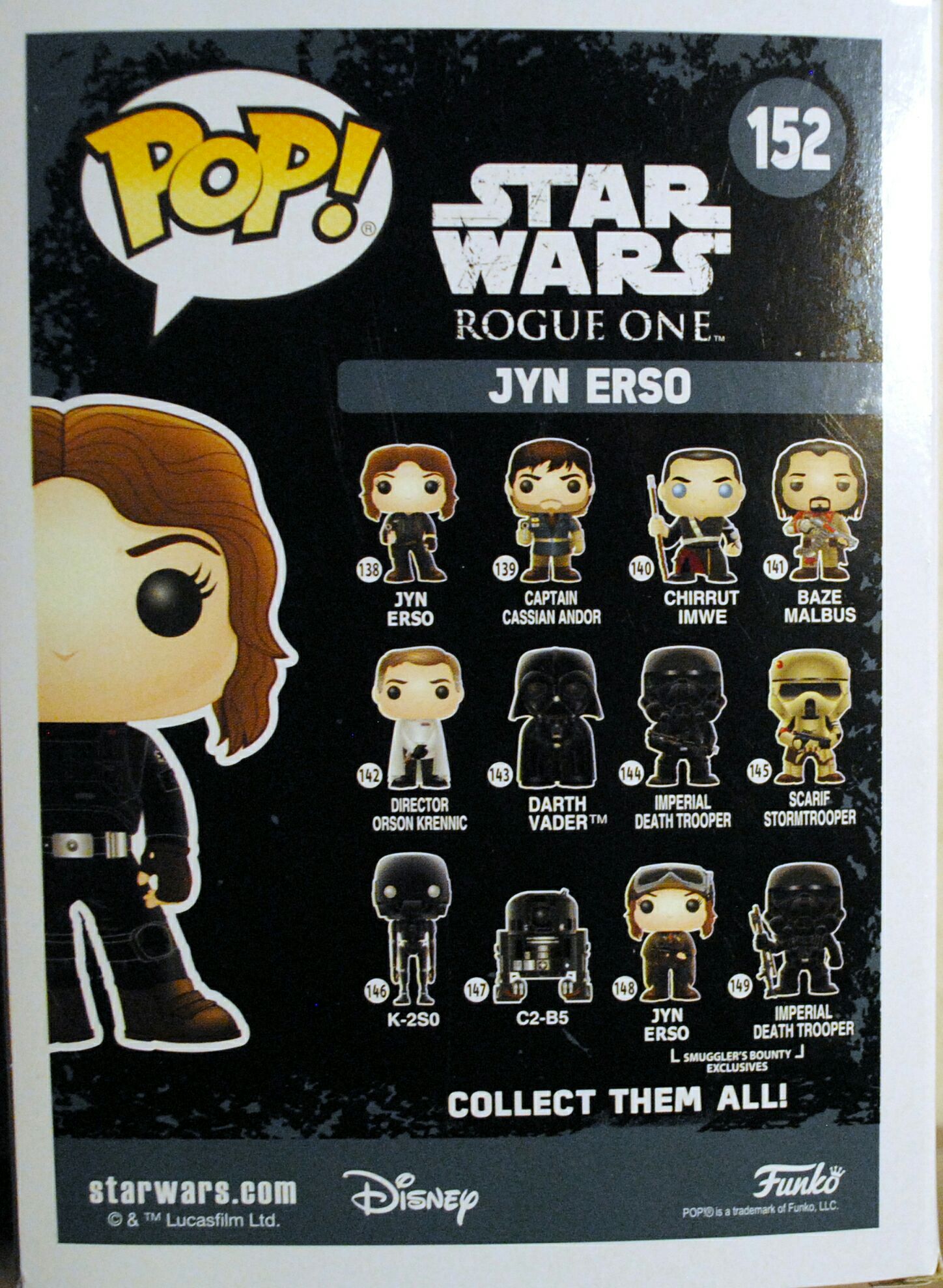 Funko Pop! Movies: Star Wars Jyn Erso SWRO - Funko (Rogue One a Star Wars Story) action figure collectible [Barcode 0889698104531] - Main Image 2