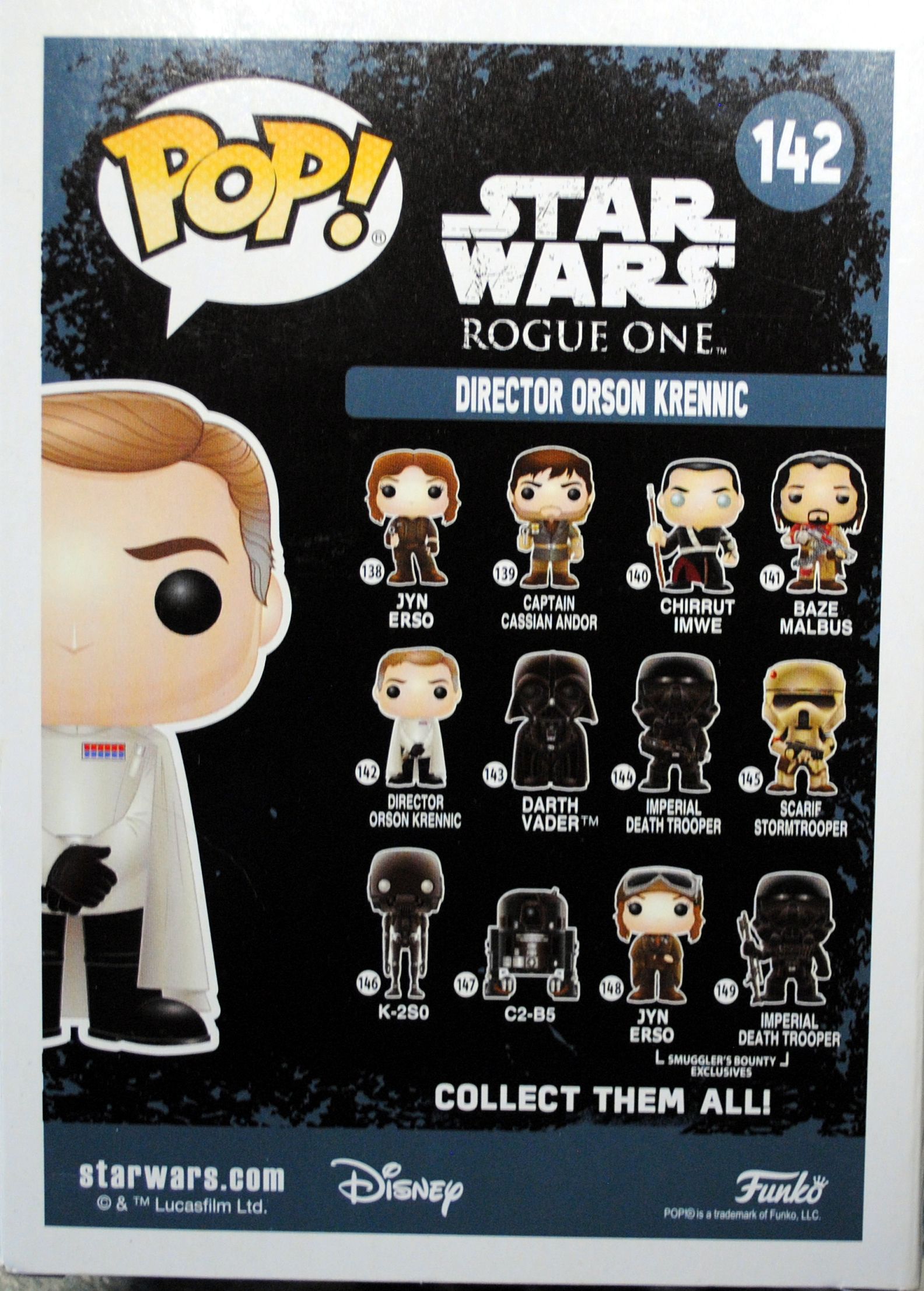 Funko Pop! Movies: Star Wars Director Orson Krennic SWRO - Funko (Rogue One a Star Wars Story) action figure collectible [Barcode 0889698104593] - Main Image 2