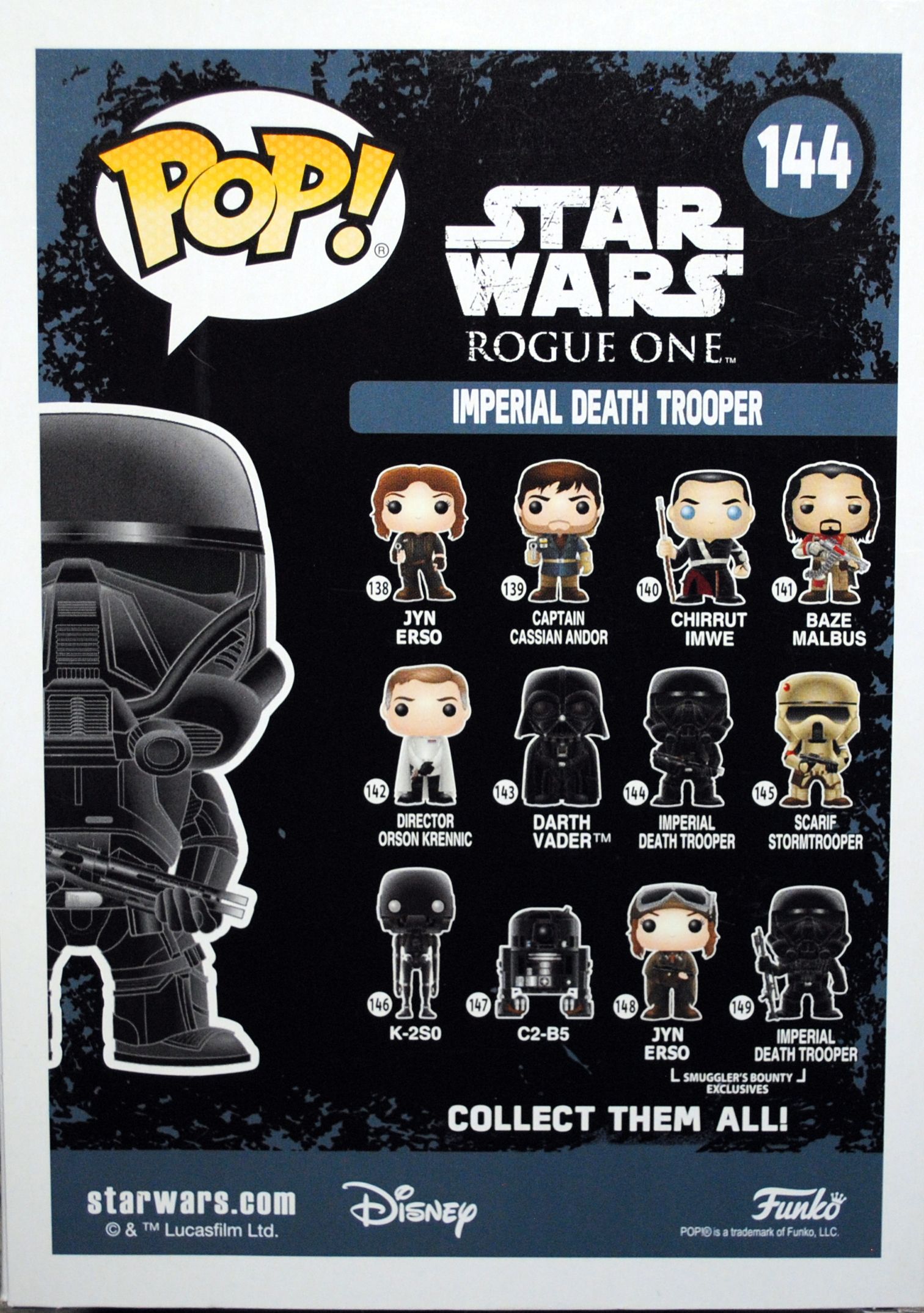 Funko Pop! Movies: Star Wars Imperial Death Trooper SWRO - Funko (Rogue One a Star Wars Story) action figure collectible [Barcode 0889698104623] - Main Image 2