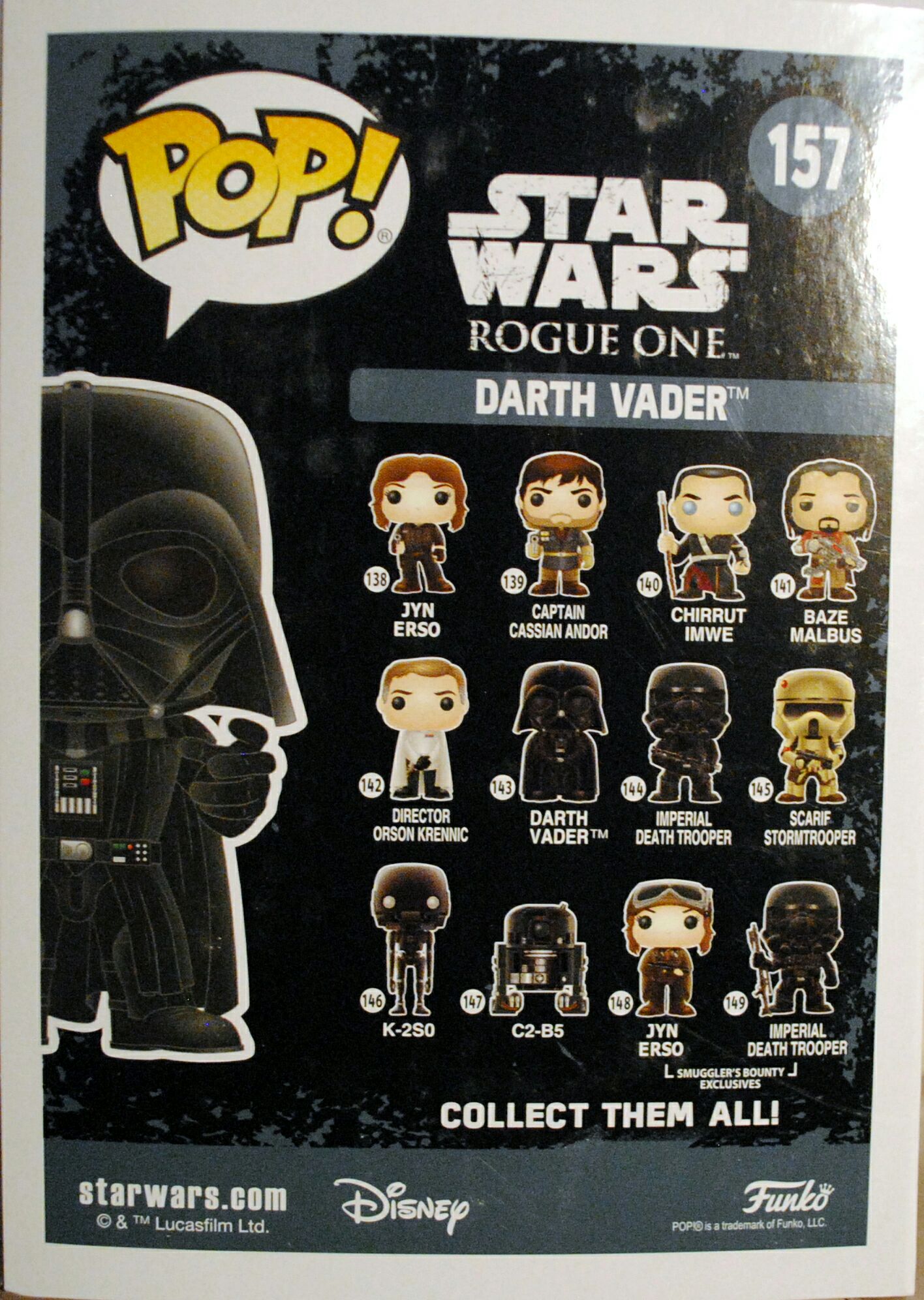 Funko Pop! Movies: Star Wars Darth Vader Fist SWRO - Funko (Rogue One a Star Wars Story) action figure collectible [Barcode 0889698104661] - Main Image 2