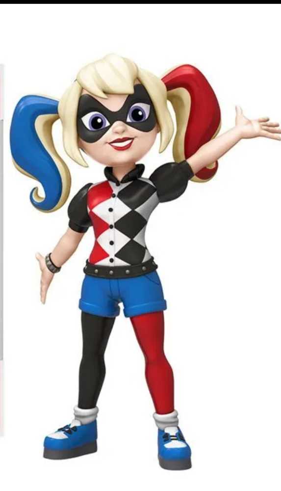 Funko Rock Candy: DC Super Hero Girls Harley Quinn - DC Mattel (DC Super Hero Girls) action figure collectible [Barcode 0889698120593] - Main Image 3
