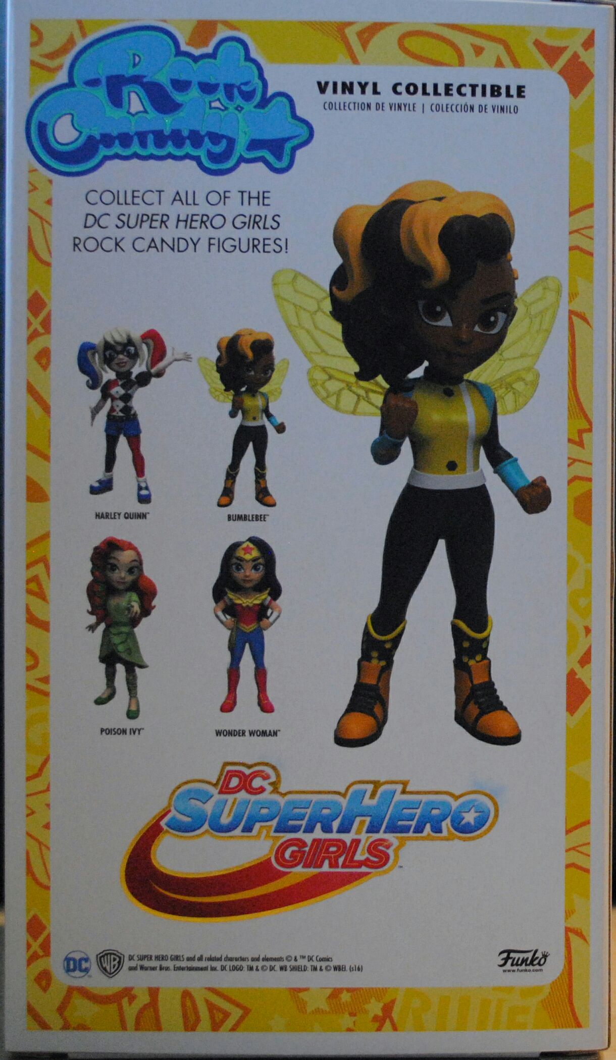 Funko Rock Candy DC Super Hero Girls Bumble Bee - Funko (DC Super Hero Girls) action figure collectible [Barcode 0889698120616] - Main Image 2