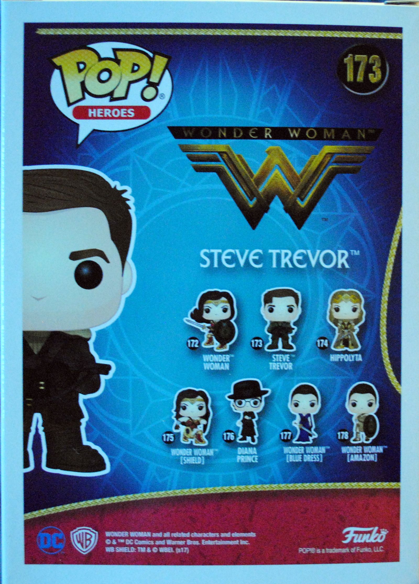Funko Pop! Movies: Wonder Woman Movie Steve Trevor - Funko (Wonder Woman Movie) action figure collectible [Barcode 0889698125420] - Main Image 2