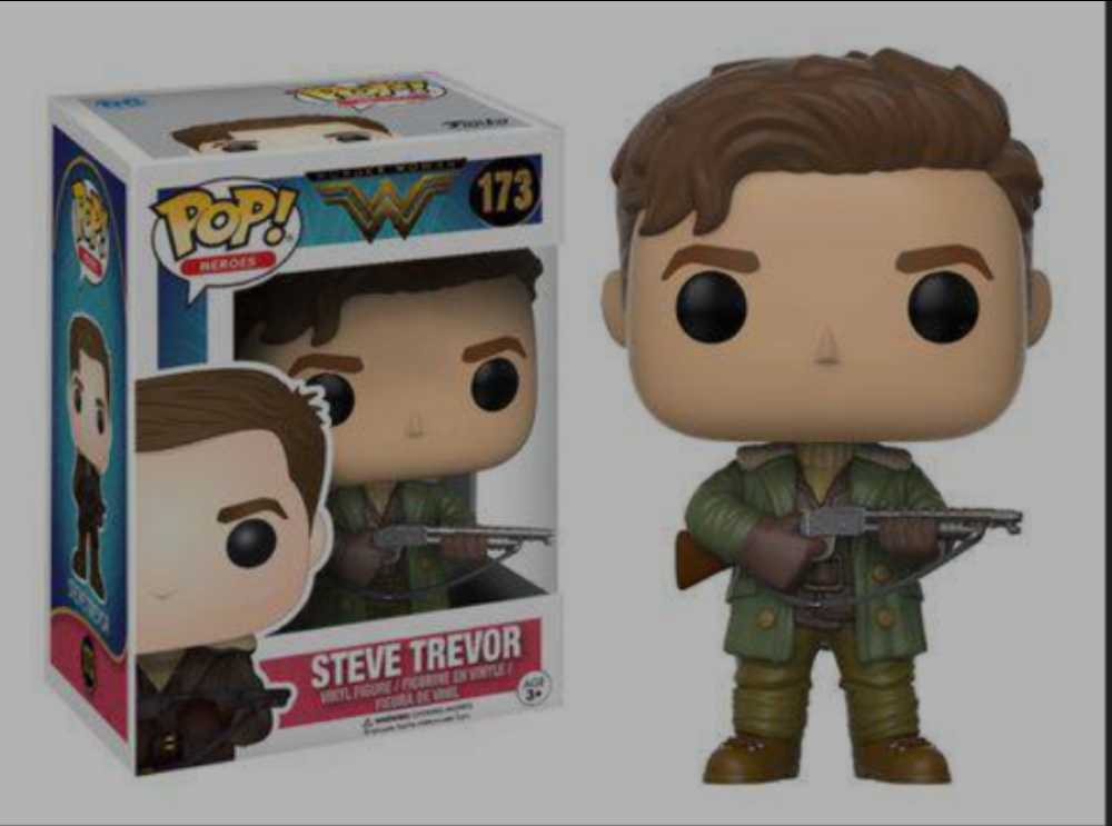Funko Pop! Movies: Wonder Woman Movie Steve Trevor - Funko (Wonder Woman Movie) action figure collectible [Barcode 0889698125420] - Main Image 4