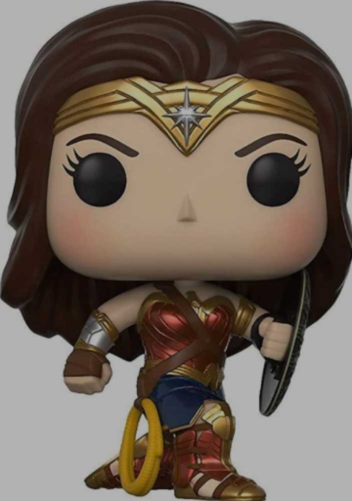 Funko Pop! Movies: Wonder Woman Movie Wonder Woman with a shield - Funko Pop (The Wonder Woman Movie) action figure collectible [Barcode 0889698125475] - Main Image 3