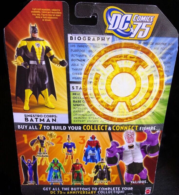 Batman (Sinestro Corps) - Mattel (DC Universe Classics Series 15) action figure collectible [Barcode 027084831566] - Main Image 3