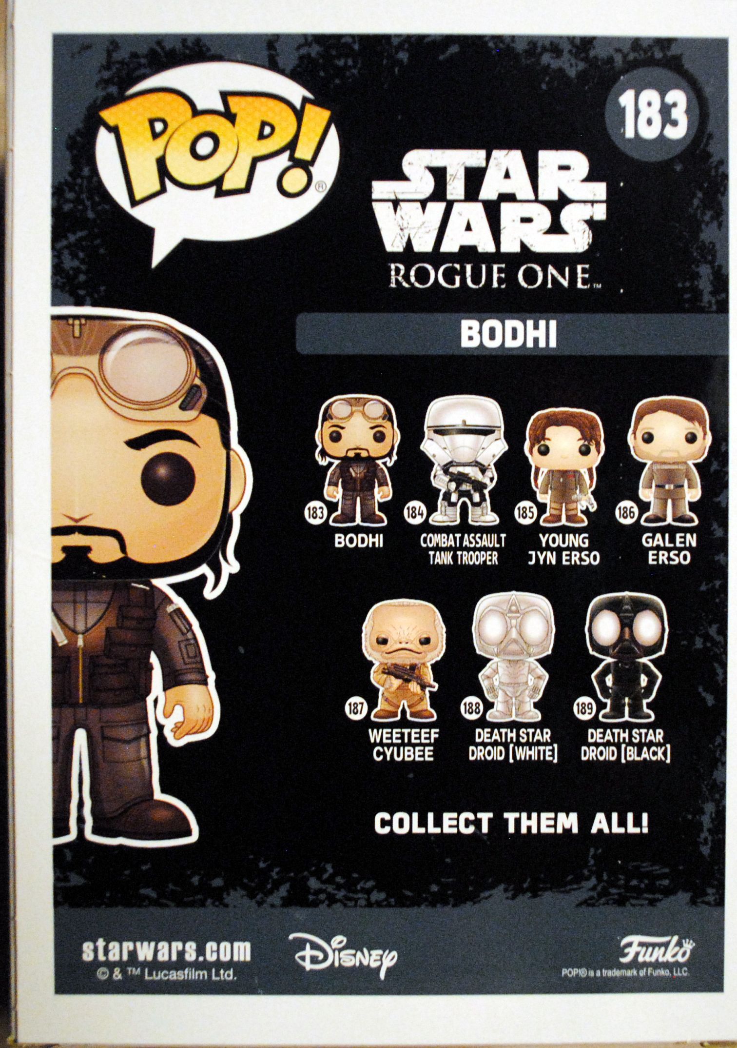 Funko Pop! Movies: Star Wars Bodhi Rook SWRO - Funko (Rogue One a Star Wars Story) action figure collectible [Barcode 0889698147187] - Main Image 2