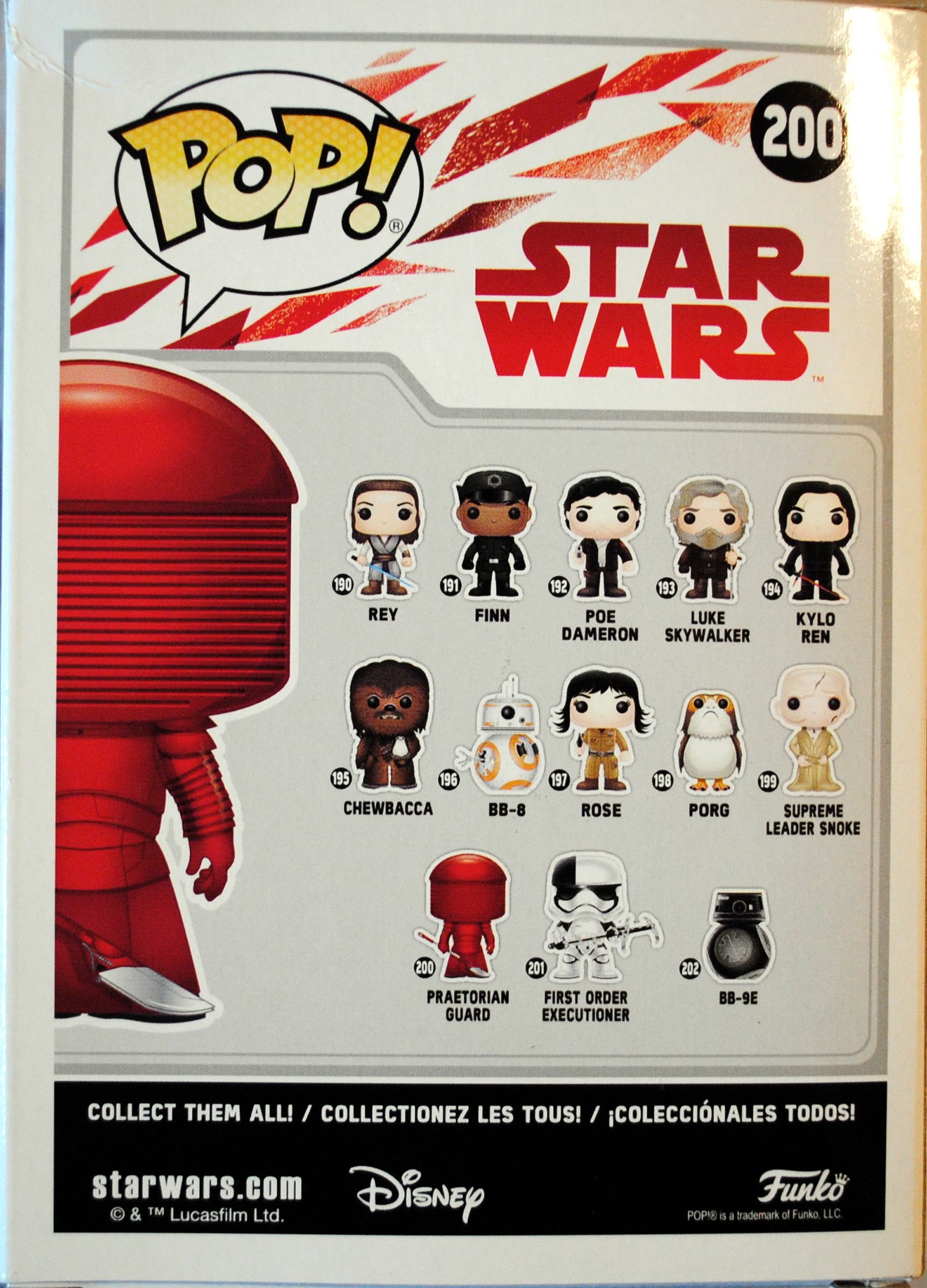 Funko Pop! Movies: Star Wars Praetorian Guard #1 TLJ - Funko (Star Wars Episode VIII The Last Jedi) action figure collectible [Barcode 0889698147521] - Main Image 2