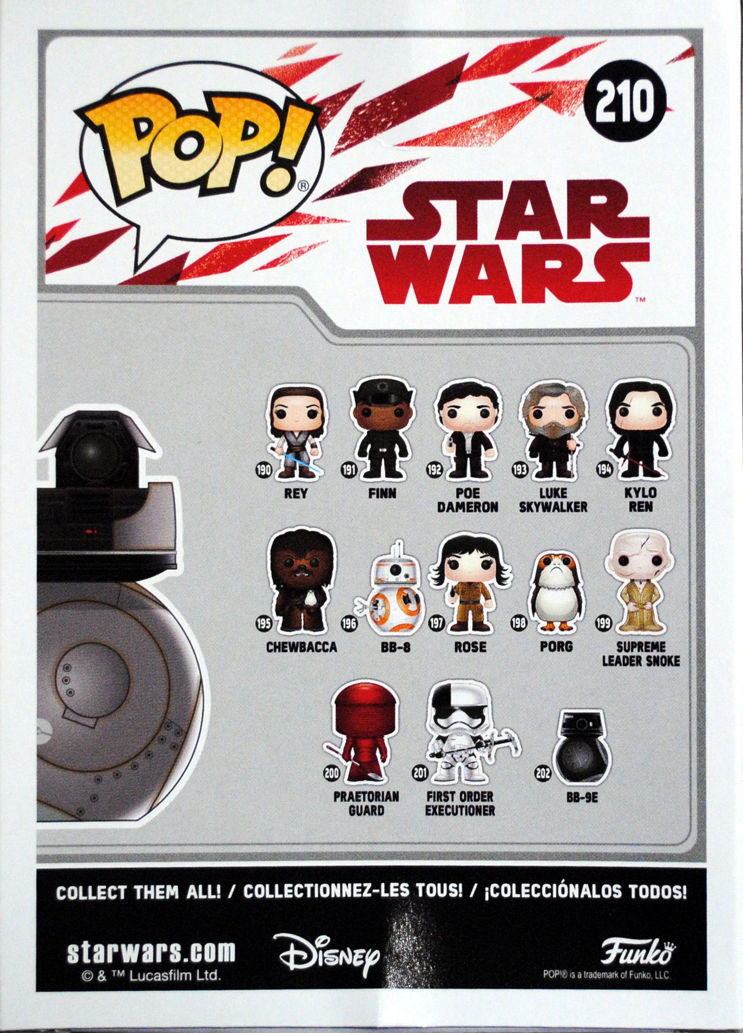 Funko Pop! Movies: Star Wars Resistance BB Unit TLJ - Funko (Start Wars Episode VIII The Last Jedi) action figure collectible [Barcode 0889698147620] - Main Image 2
