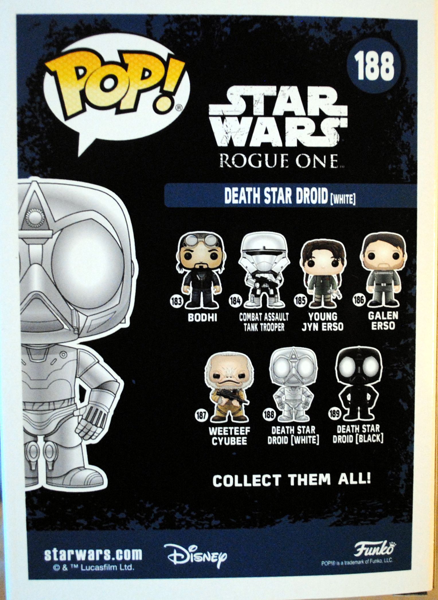 Funko Pop! Movies: Star Wars Death Star Droid (Sliver) ANH - Funko (Star Wars Episode IV A New Hope) action figure collectible [Barcode 0889698148764] - Main Image 2