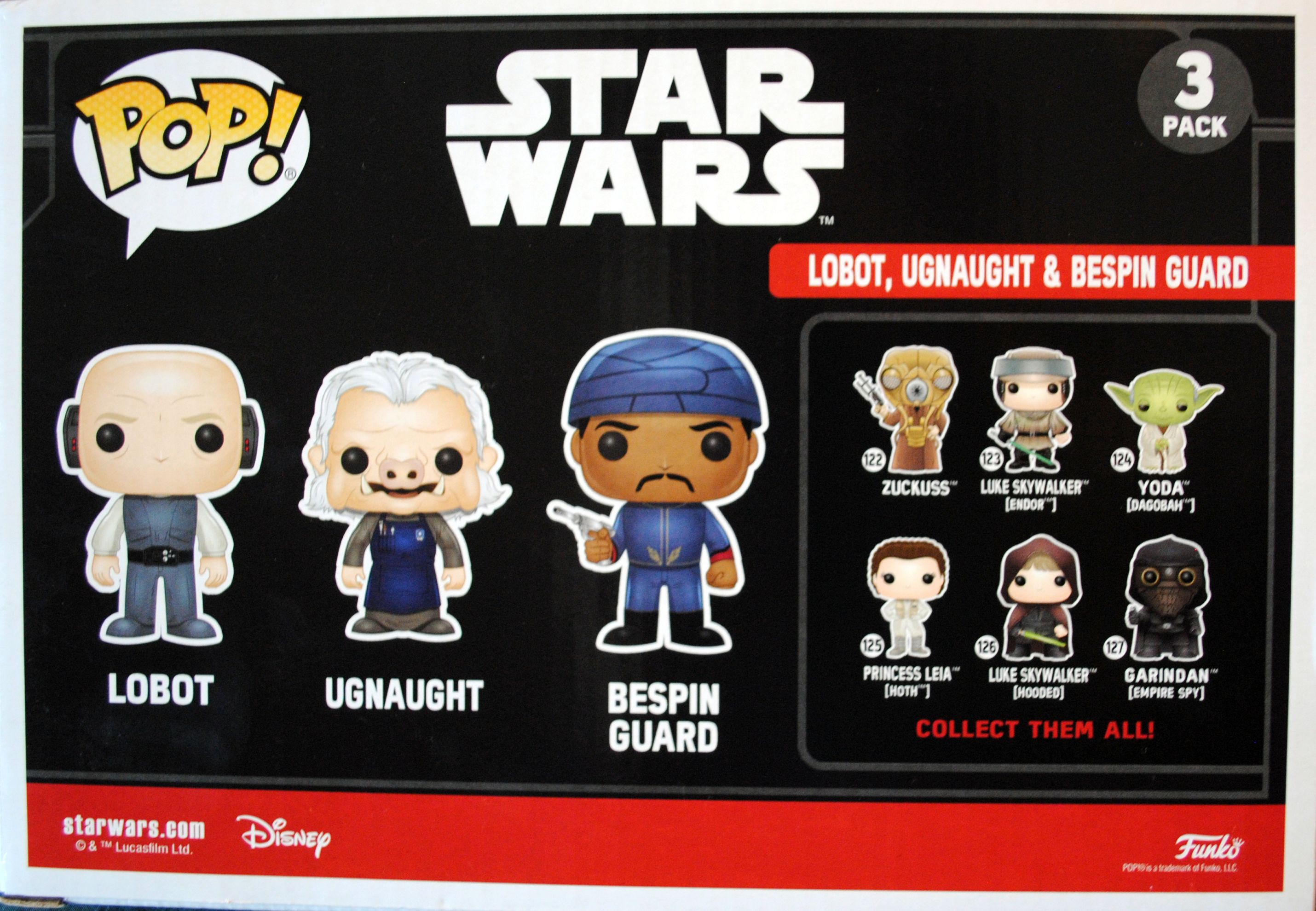 Funko Pop! Movies: Star Wars Bespin Cloud City 3 pack ESB - Funko (Star Wars Episode V The Empire Strikes Back) action figure collectible [Barcode 0889698149570] - Main Image 2