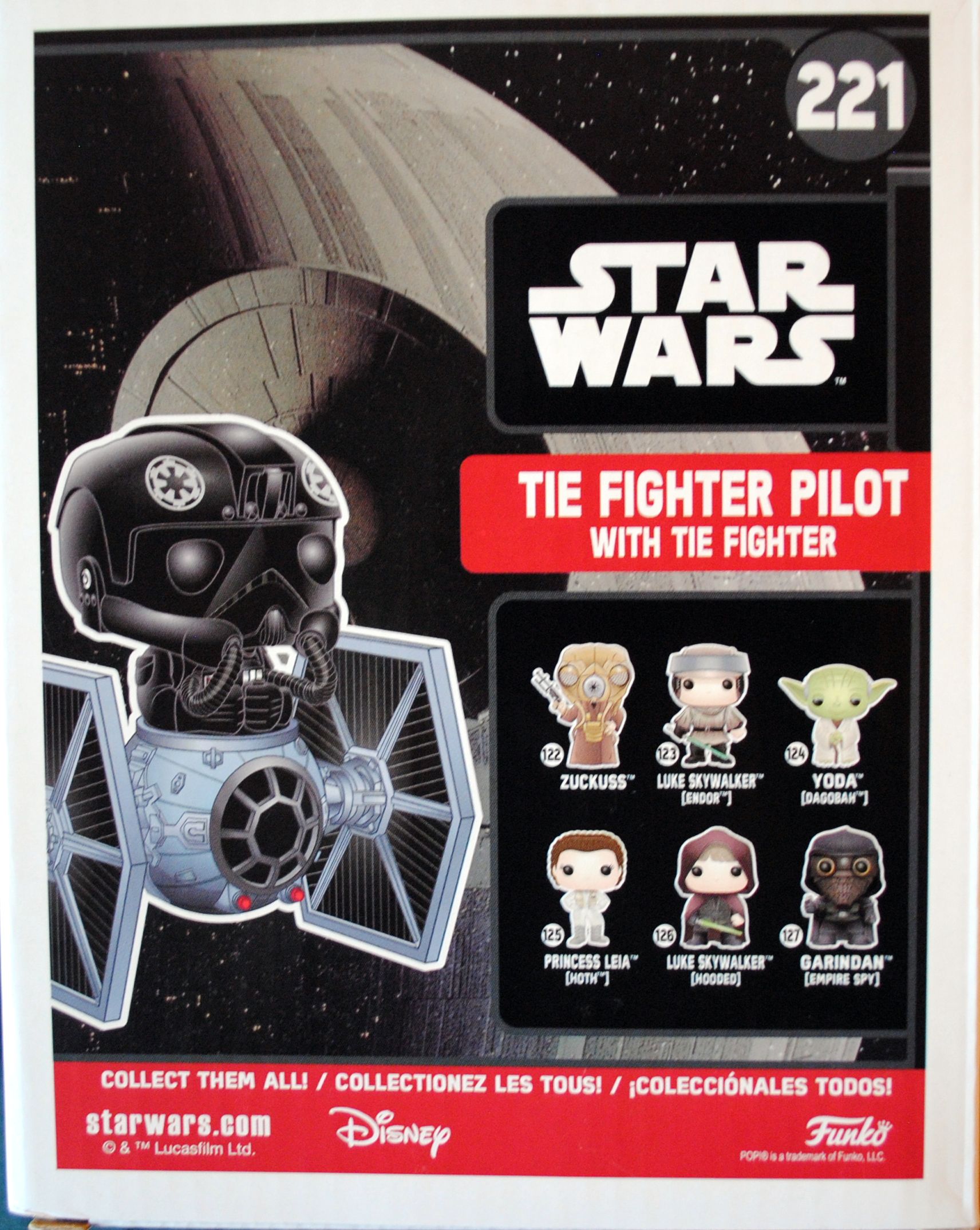 Funko Pop! Movies: Star Wars Tie Fighter Piolit with Tie Fighter ANH - Funko (Star Wars 40th Anniversary) action figure collectible [Barcode 0889698201063] - Main Image 2
