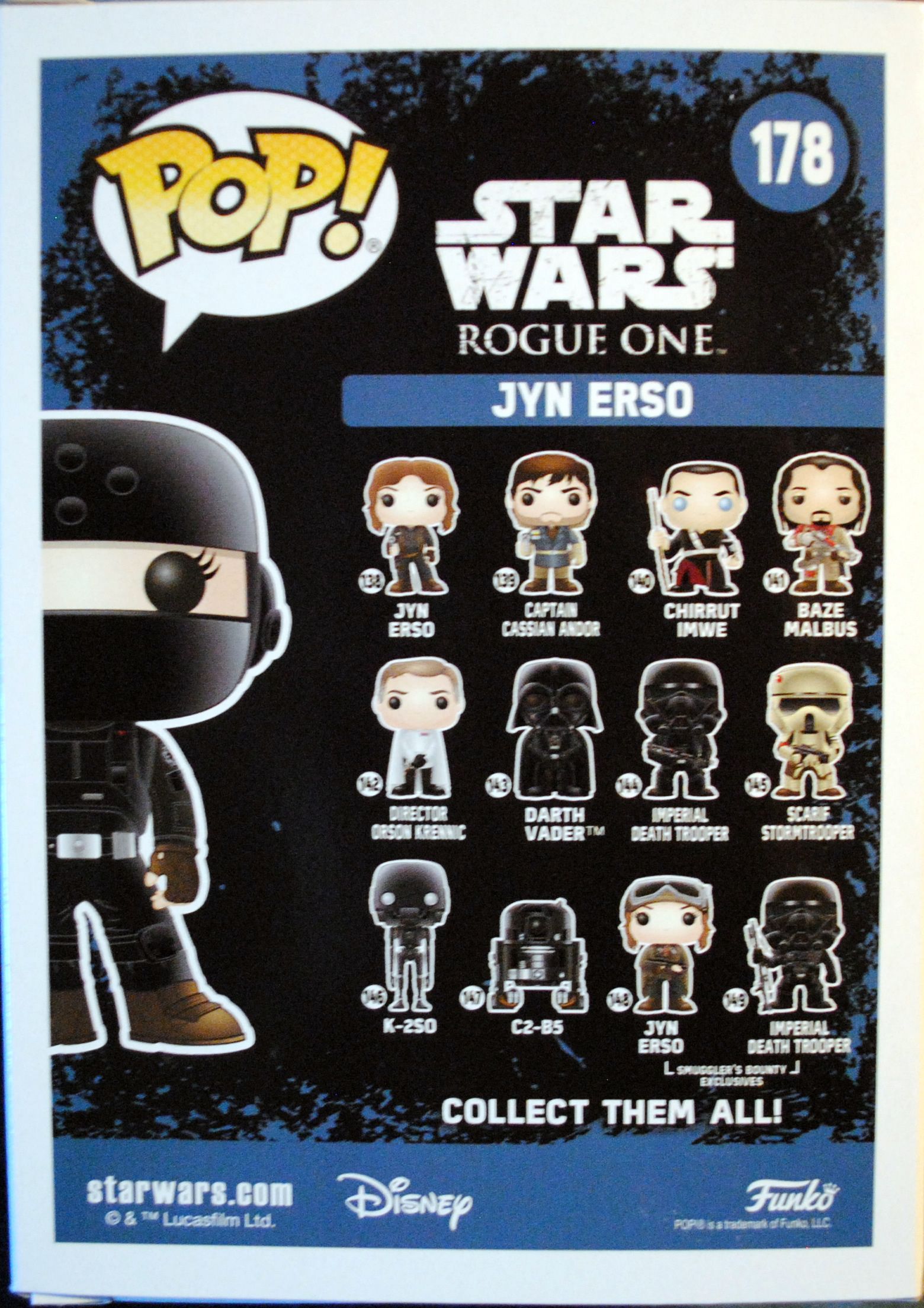 Funko Pop! Movies: Star Wars Jyn Erso Helmet Disguise SWRO - Funko (Rogue One a Star Wars Story) action figure collectible [Barcode 0889698201193] - Main Image 2