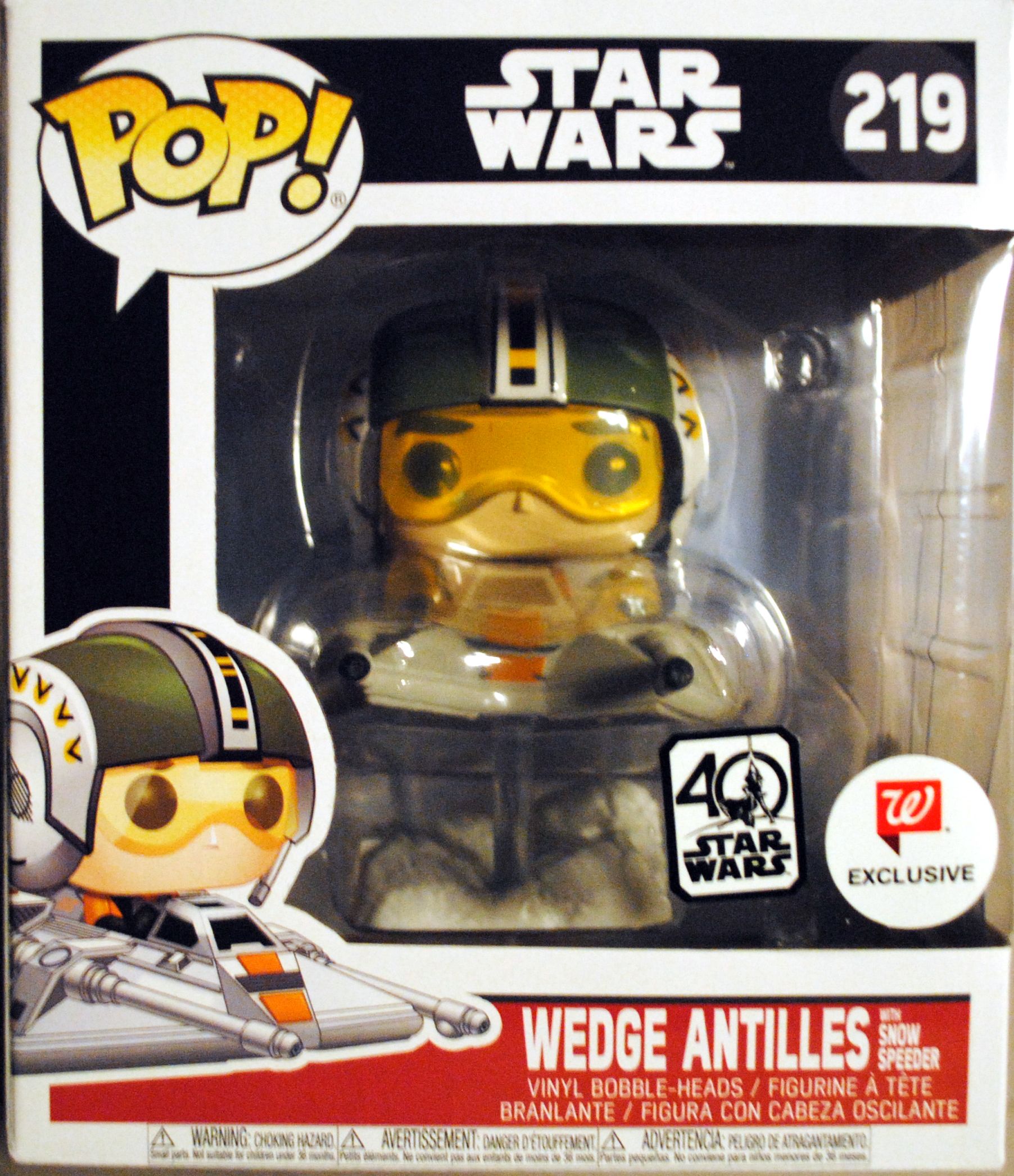 Funko Pop! Movies: Star Wars Wedge Antilles with Snowspeeder ESB - Funko (Star Wars Funkos) action figure collectible [Barcode 0889698216463] - Main Image 1