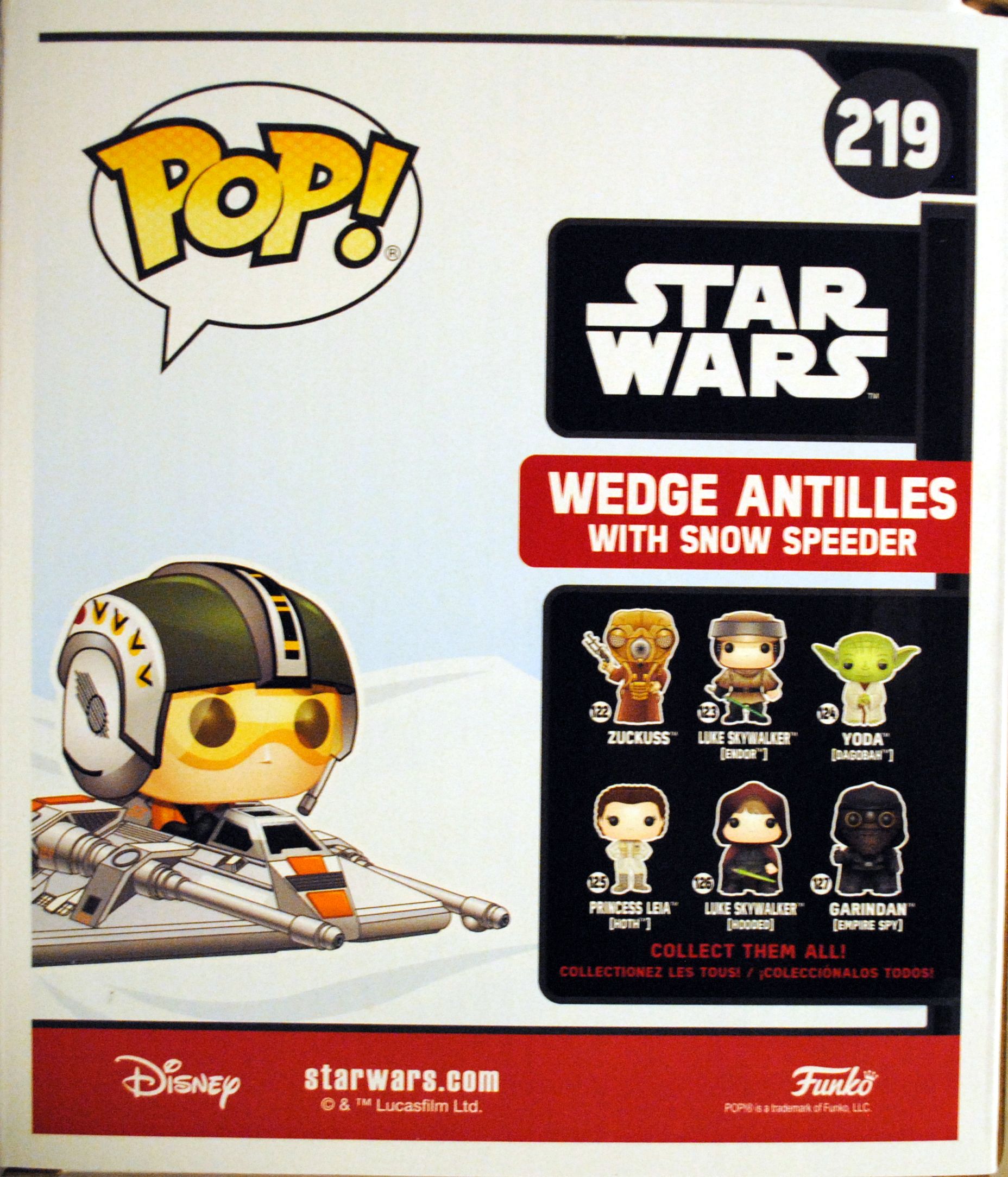 Funko Pop! Movies: Star Wars Wedge Antilles with Snowspeeder ESB - Funko (Star Wars Funkos) action figure collectible [Barcode 0889698216463] - Main Image 2