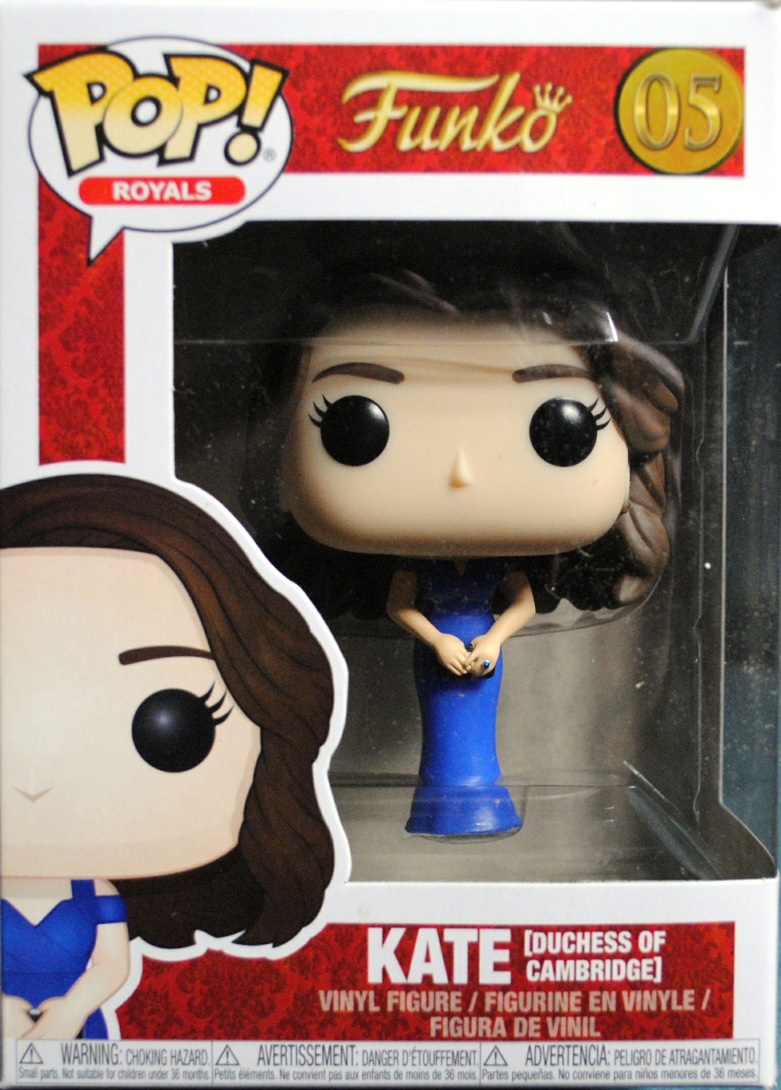 Funko Pop! British Royals: Catharine (Kate) Middleton The Duchess Of Cambridge - Funko (UK British Royal Family) action figure collectible [Barcode 0889698219525] - Main Image 1