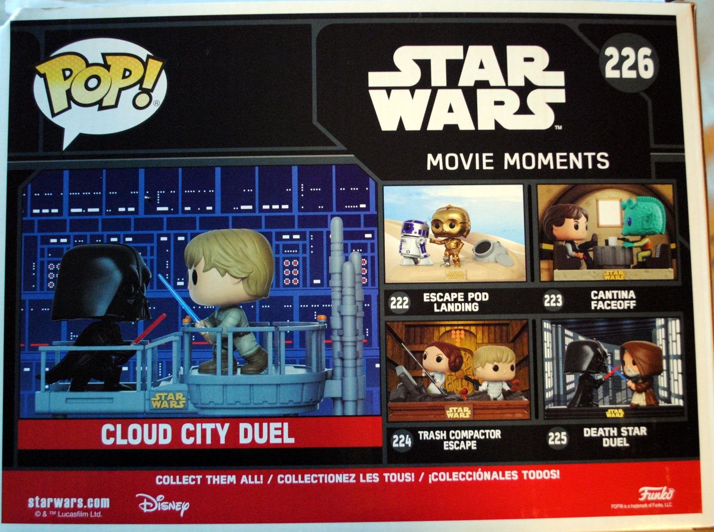 Funko Pop! Movies: Star Wars Cloud City Duel Movie Moments Boxset ESB - Funko (Star Wars Episode V The Empire Strikes) action figure collectible [Barcode 0889698219822] - Main Image 2