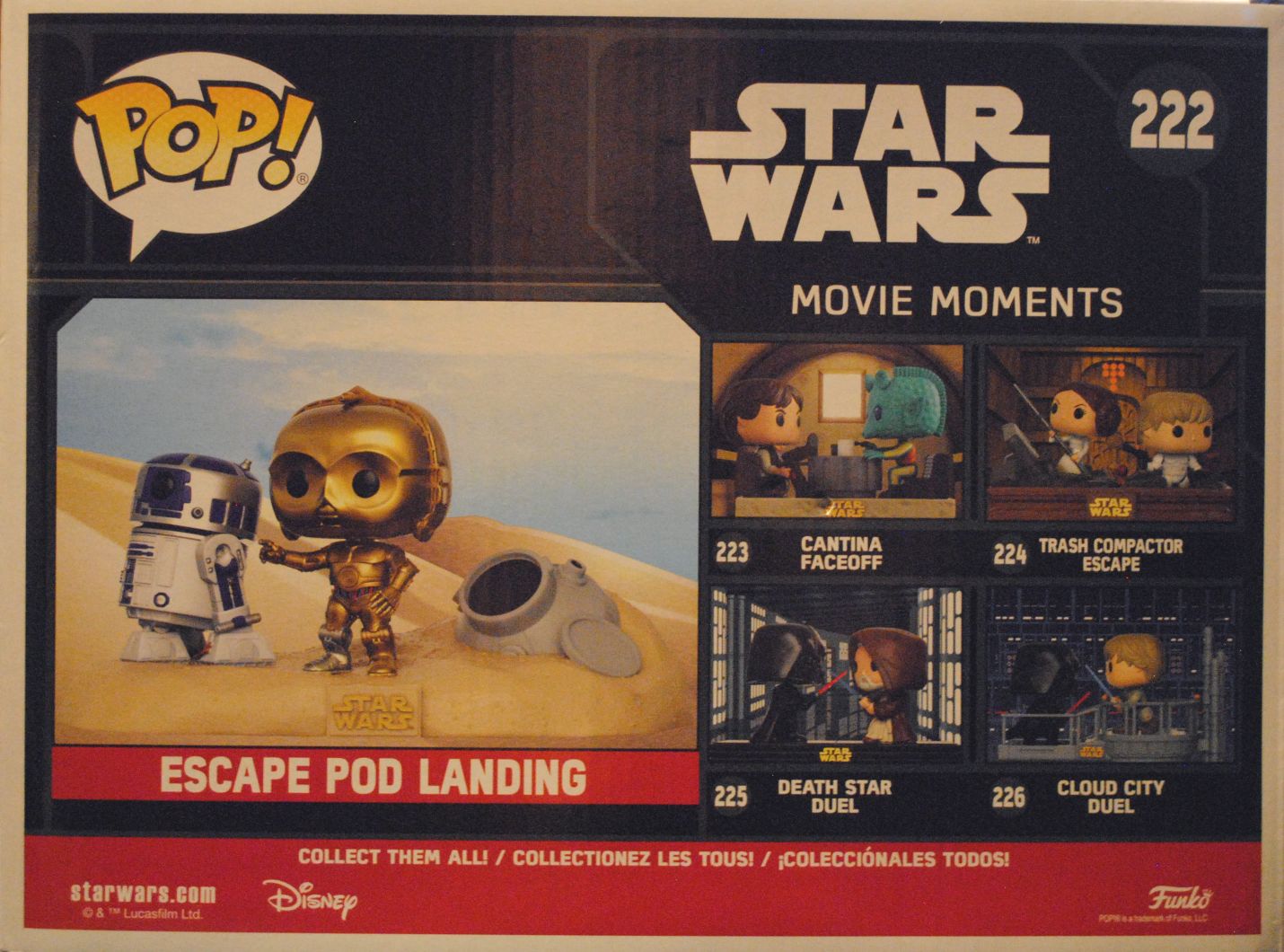 Funko Pop! Movies: Star Wars Escape Pod Landing Movie Moments Boxset ANH - Funko (Star Wars Episode IV A New Hope) action figure collectible [Barcode 0889698232265] - Main Image 2
