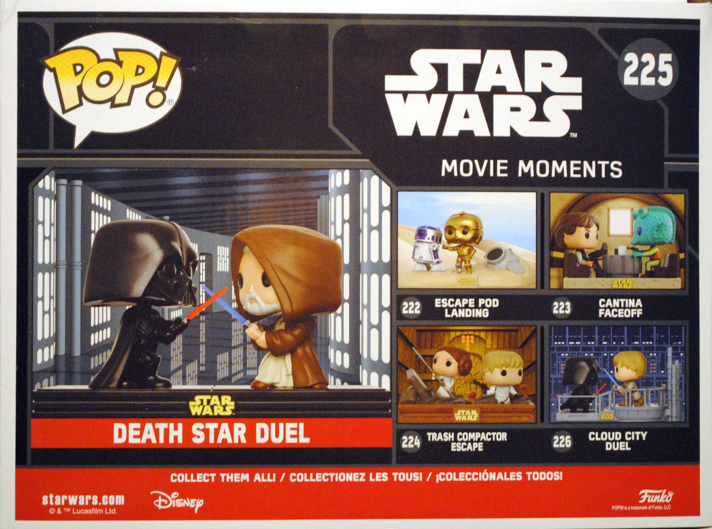 Funko Pop! Movies: Star Wars Death Star Duel Movie Moments Boxset ANH - Funko (Star Wars Episode IV A New Hope) action figure collectible [Barcode 0889698232326] - Main Image 2