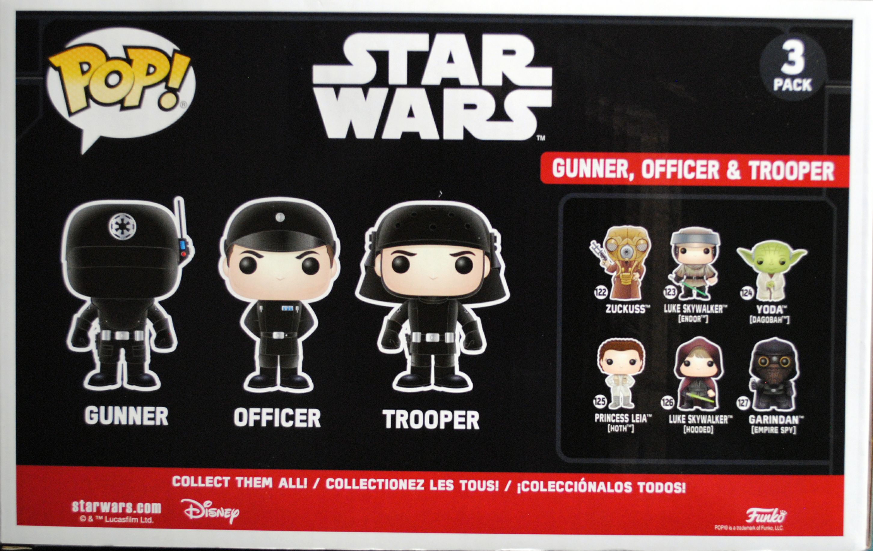 Funko Pop! Movies: Star Wars Death Star 3 pack ANH - Funko (Star Wars Episode IV A New Hope) action figure collectible [Barcode 0889698237246] - Main Image 2