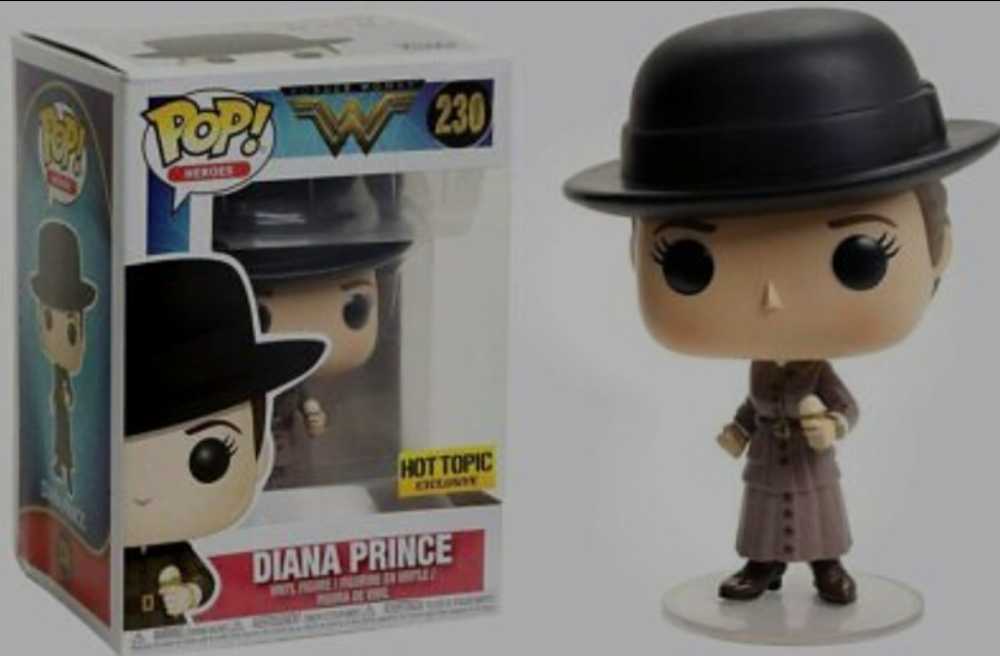 Funko Pop! Movies: Wonder Woman Movie Wonder Woman Diana Prince with ice cream cone - Funko (Wonder Woman Movie) action figure collectible [Barcode 0889698240277] - Main Image 4