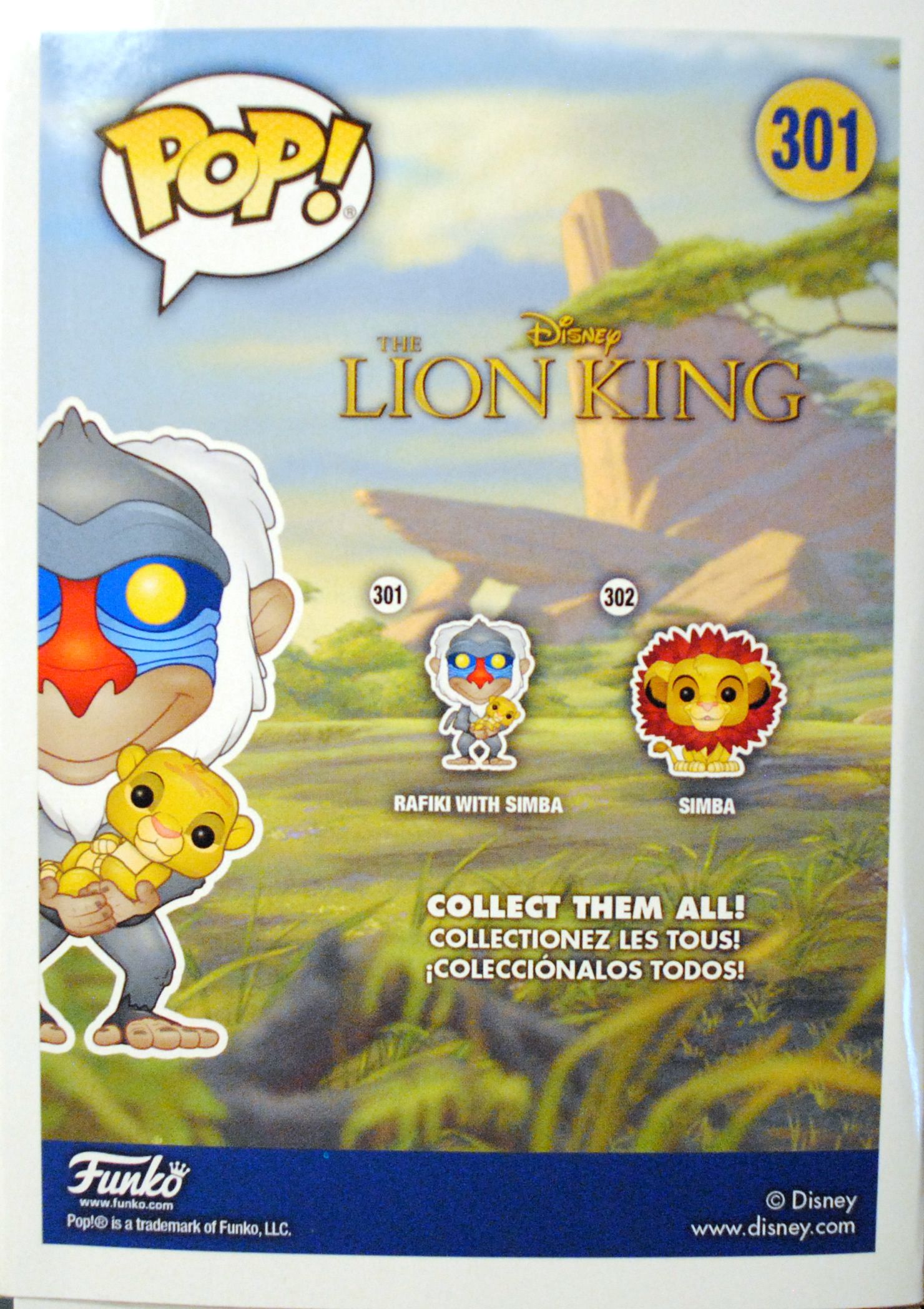 Funko Pop! Movies: The Lion King Movie Rafiki and baby Simba Flocked - Funko (The Lion King Movie) action figure collectible [Barcode 0889698245708] - Main Image 2