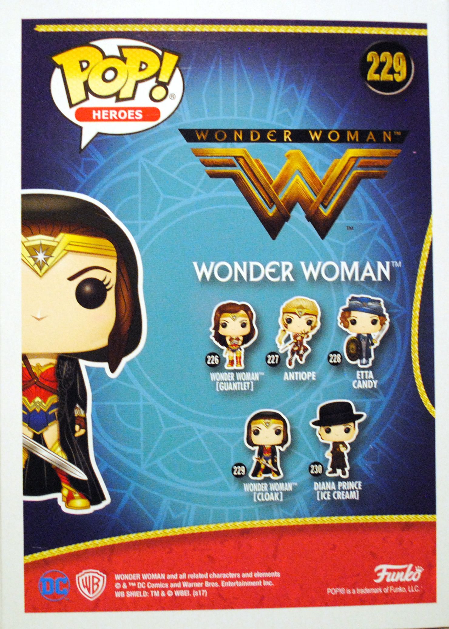 Funko Pop! Movies: Wonder Woman Movie Wonder Woman In Cloak - Funko (Wonder Woman Movie) action figure collectible [Barcode 0889698249713] - Main Image 2