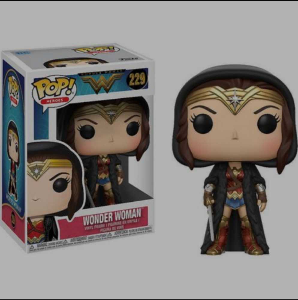 Funko Pop! Movies: Wonder Woman Movie Wonder Woman In Cloak - Funko (Wonder Woman Movie) action figure collectible [Barcode 0889698249713] - Main Image 4