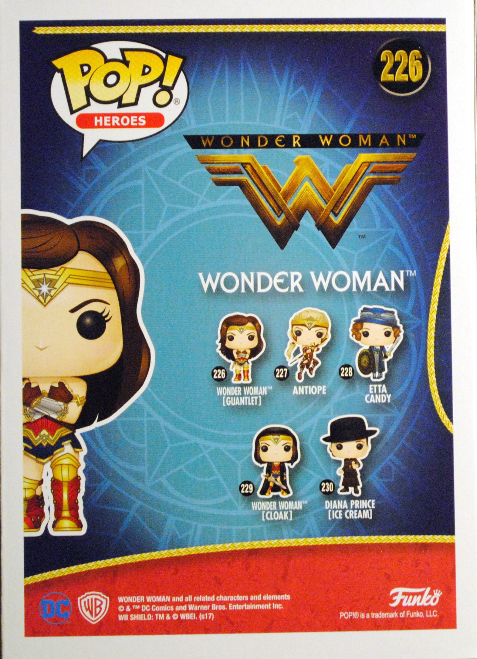 Funko Pop! Movies: Wonder Woman Movie Wonder Woman with Guantlet - Funko (Wonder Woman Movie) action figure collectible [Barcode 0889698254427] - Main Image 2