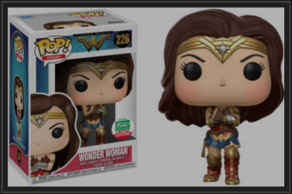 Funko Pop! Movies: Wonder Woman Movie Wonder Woman with Guantlet - Funko (Wonder Woman Movie) action figure collectible [Barcode 0889698254427] - Main Image 4