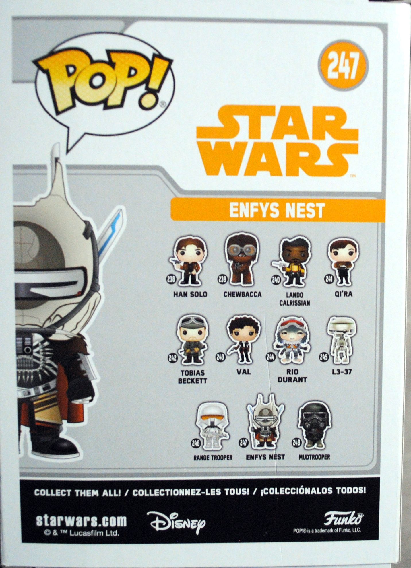 Funko Pop! Movies: Star Wars Enfys Nest SOLO: - Funko (SOLO A Star Wars Story) action figure collectible [Barcode 0889698269841] - Main Image 2