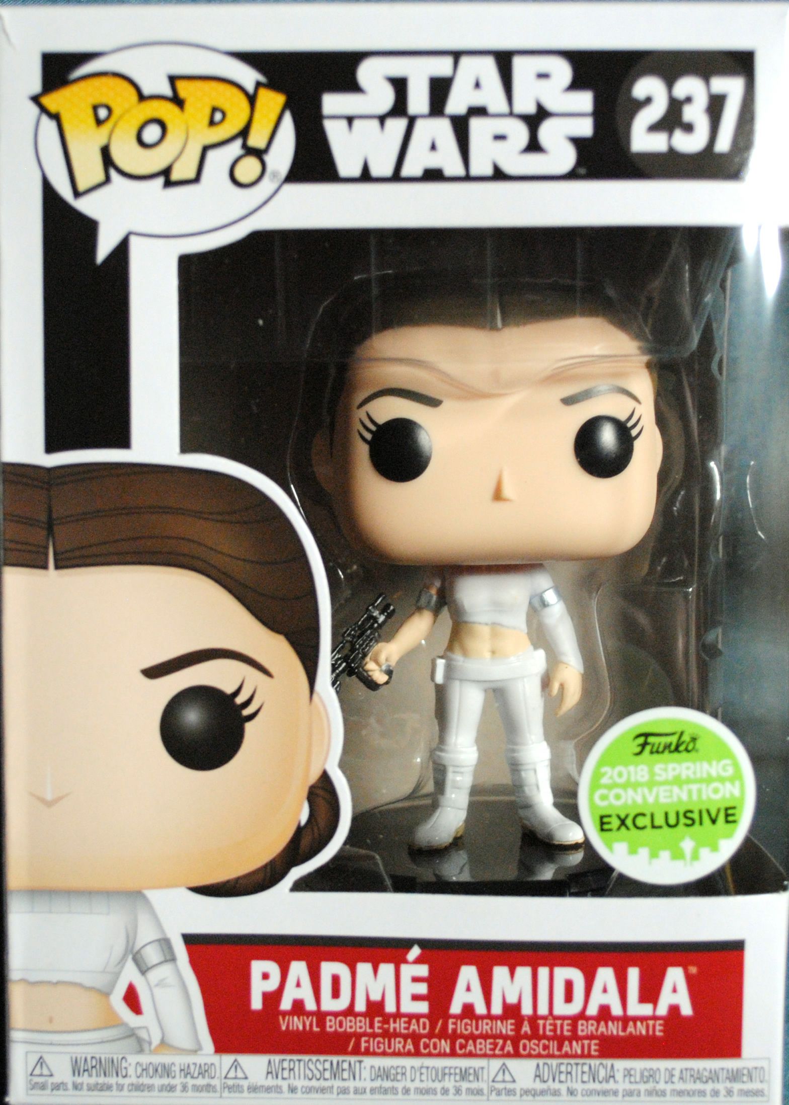 Funko Pop! Movies: Star Wars Padme Amidala AOTC - Funko POP Jim Henson (Star Wars Episode II Attack of the Clones) action figure collectible [Barcode 0889698285674] - Main Image 1