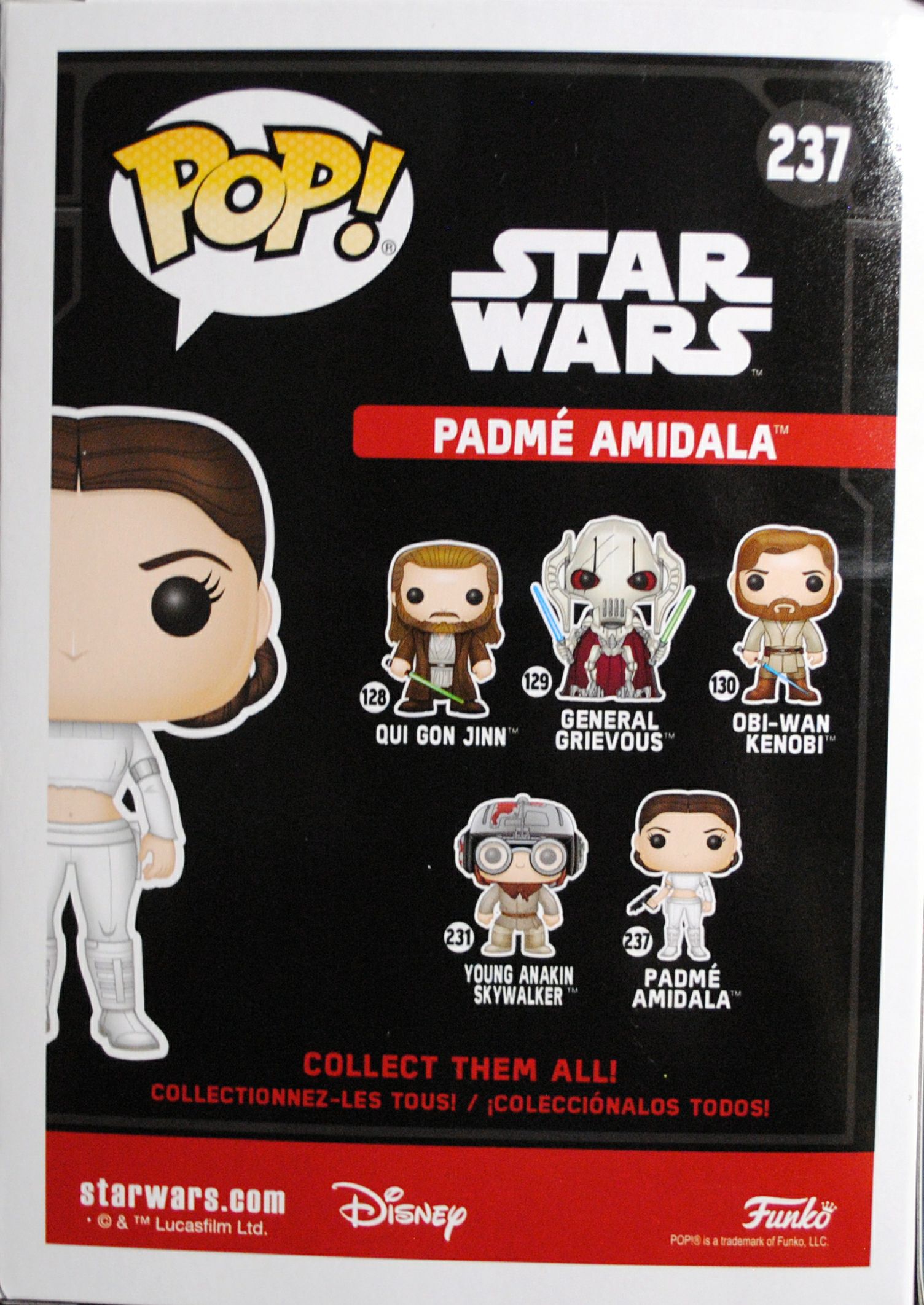 Funko Pop! Movies: Star Wars Padme Amidala AOTC - Funko POP Jim Henson (Star Wars Episode II Attack of the Clones) action figure collectible [Barcode 0889698285674] - Main Image 2