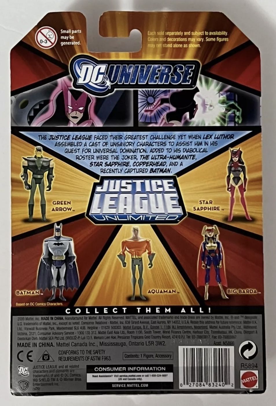 JLU Star Sapphire - Mattel (Justice League Animated) action figure collectible [Barcode 027084832402] - Main Image 2