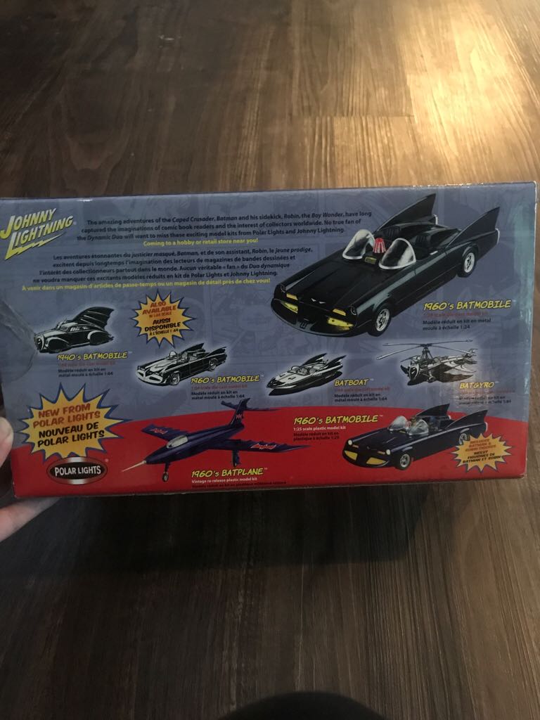 Batman: The 1950’s DC Comic Book Batmobile 1:24 Scale Die - Cast Model Kit - Johnny Lightning  - Johnny Lightning action figure collectible [Barcode 090733069030] - Main Image 2