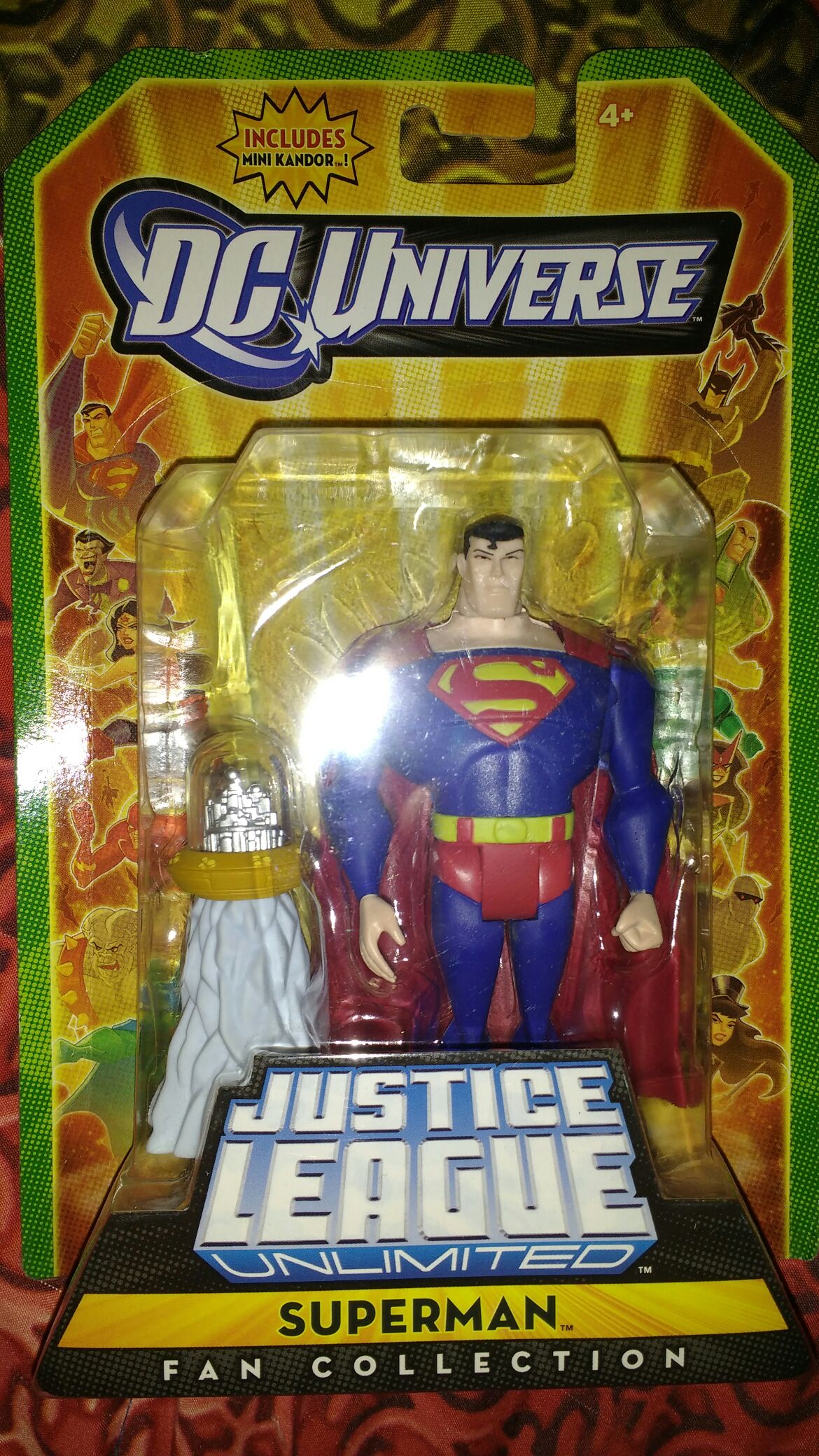 JLU Superman with Kandor - Mattel (Justice League Animated) action figure collectible [Barcode 027084832419] - Main Image 1