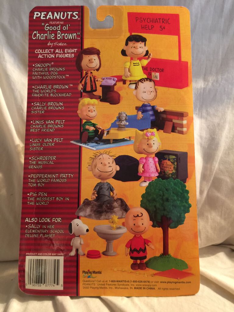 Peanuts Pig Pen - Playing Mantis action figure collectible [Barcode 090733077745] - Main Image 2