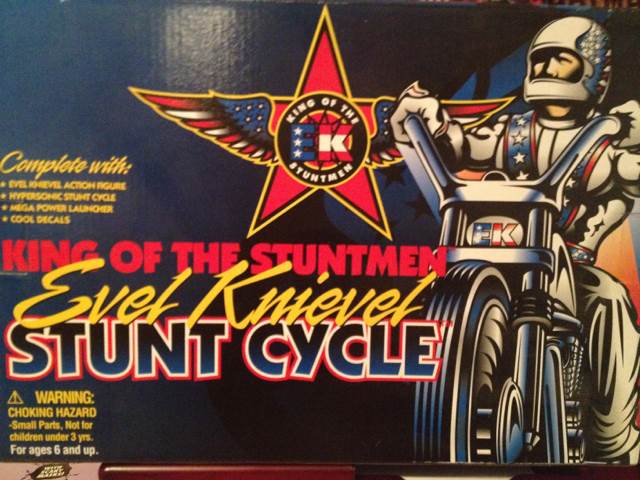 Evel Knievel Stunt Cycle Reissue - Playing Mantis (Evel Knievel) action figure collectible [Barcode 090733095015] - Main Image 2