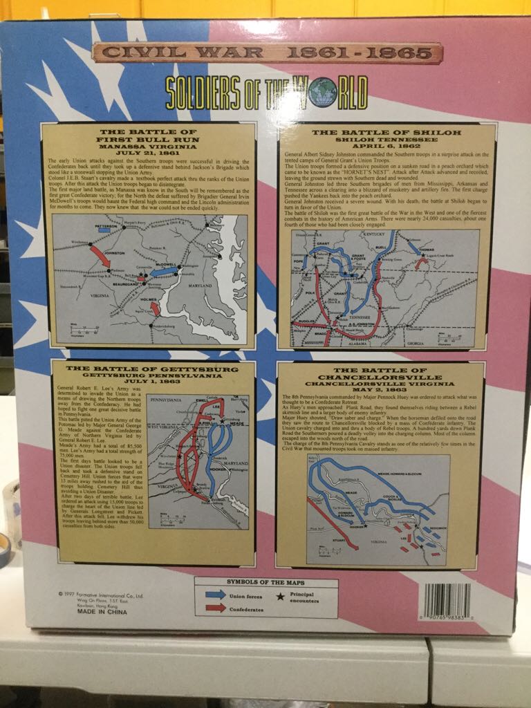 Soldiers Of The World: Civil War 1861-1865, Confederate Soldiers, Texas Volunteer Cavalry - Formative International Co (Soldiers Of The World) action figure collectible [Barcode 090765983830] - Main Image 2