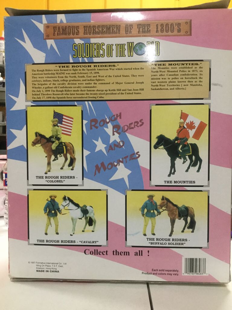Soldiers Of The World: Famous Horsemen Of The 1800’s The Mounties - Formative International Co (Soldiers Of The World) action figure collectible [Barcode 090765984837] - Main Image 2